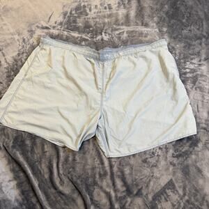 Islander Men Swim Trunks Shorts Sz 4X Grey Nylon Mesh Distressed Stains Summer